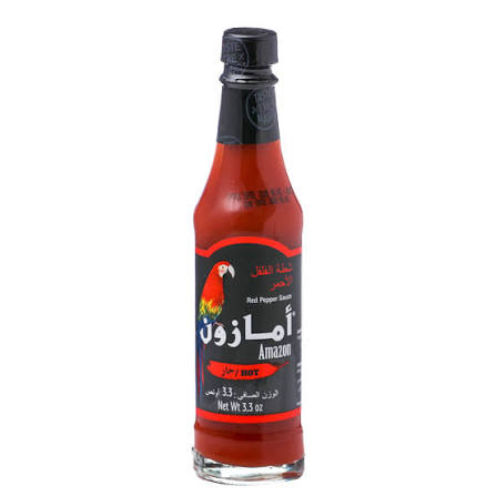 سس فلفل قرمز خیلی تند آمازون (هات سس) 155 گرم Amazon اورجینال