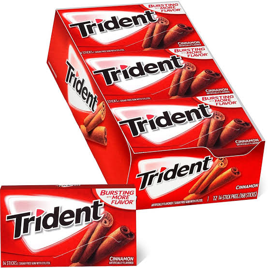 آدامس تریدنت (Trident) دارچین (تند و شیرین) بدون شکر