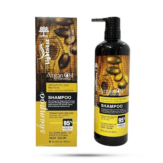 شامپو آرگان Argan لایتنس بدون سولفات 900میل